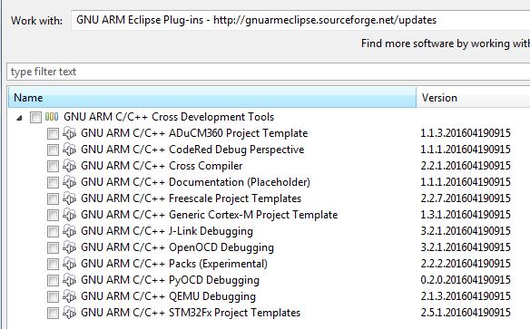 Eclipse GNU ARM install